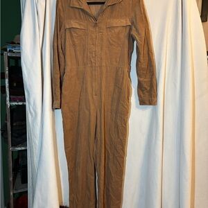 Women's Brown Madewell Corduroy Jumpsuit